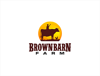 Brown Barn Farm logo design by hole