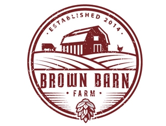 Brown Barn Farm logo design by shere