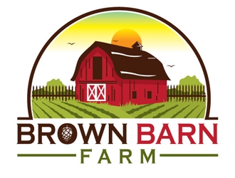 Brown Barn Farm logo design by shere
