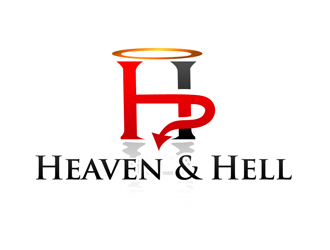 Heaven & Hell logo design by enzidesign