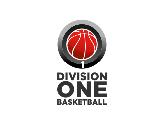 Division One Basketball logo design by mikael