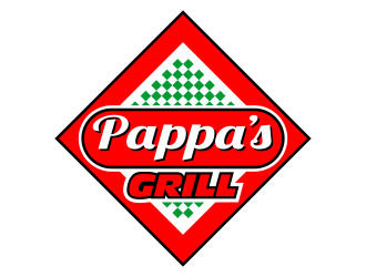 Pappa’s Grill logo design by rykos