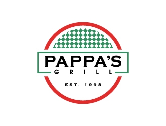 Pappa’s Grill logo design by thebutcher