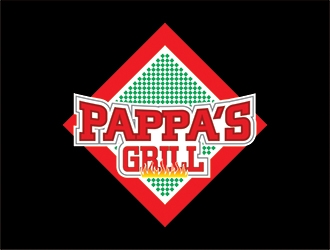 Pappa’s Grill logo design by MCXL