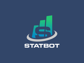 Statbot logo design by ingepro