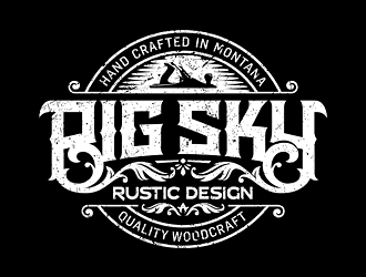 Big Sky Rustic Design logo design by VhienceFX