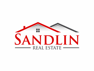 Sandlin Real Estate logo design by evdesign