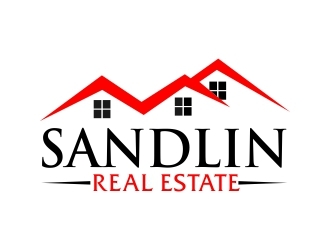 Sandlin Real Estate logo design by ElonStark