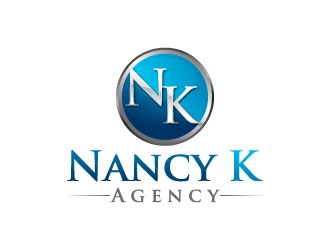 Nancy K Agency logo design by J0s3Ph