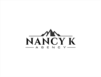 Nancy K Agency logo design by hole