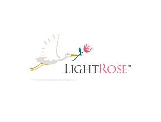 Light Rose logo design by Loregraphic