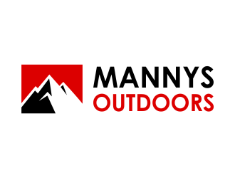 Mannys Outdoors logo design by mikael