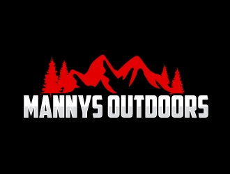 Mannys Outdoors logo design by ElonStark