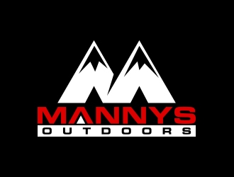 Mannys Outdoors logo design by MarkindDesign