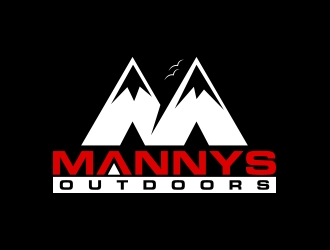 Mannys Outdoors logo design by MarkindDesign