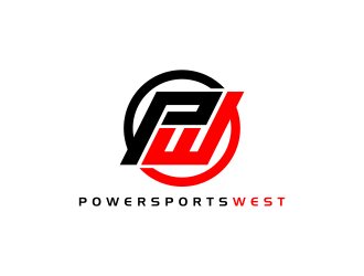Powersports West logo design by ekitessar