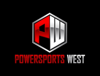Powersports West logo design by J0s3Ph
