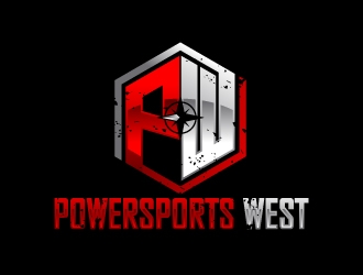 Powersports West logo design by J0s3Ph
