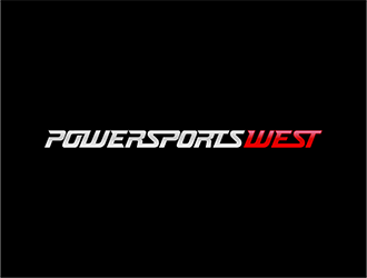 Powersports West logo design by hole