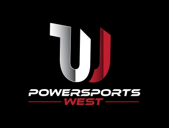 Powersports West logo design by Eliben