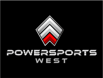 Powersports West logo design by stark