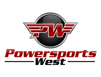 Powersports West logo design by FlashDesign