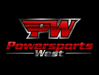 Powersports West logo design by FlashDesign