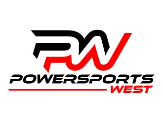 Powersports West logo design by jaize