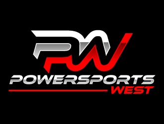 Powersports West logo design by jaize