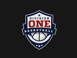 Division One Basketball logo design by emberdezign