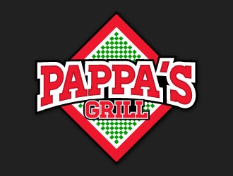 Pappa’s Grill logo design by J0s3Ph
