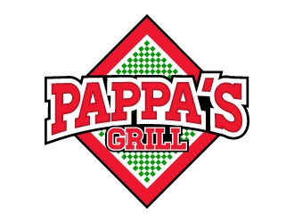 Pappa’s Grill logo design by J0s3Ph