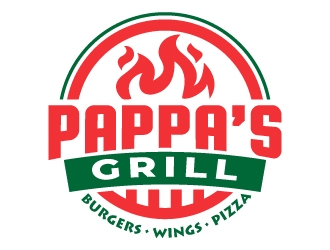 Pappa’s Grill logo design by jaize