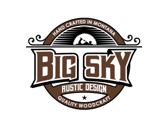 Big Sky Rustic Design logo design by MarkindDesign