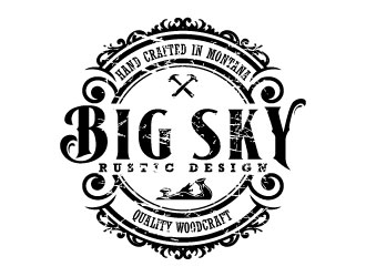 Big Sky Rustic Design logo design by daywalker