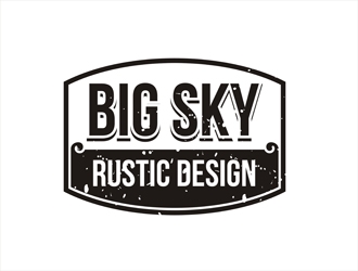 Big Sky Rustic Design logo design by gitzart