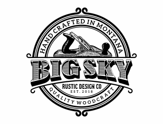 Big Sky Rustic Design logo design by Eko_Kurniawan
