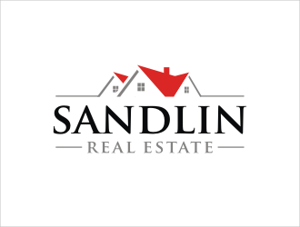 Sandlin Real Estate logo design by catalin