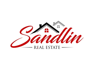 Sandlin Real Estate logo design by MarkindDesign