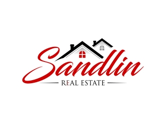 Sandlin Real Estate logo design by MarkindDesign