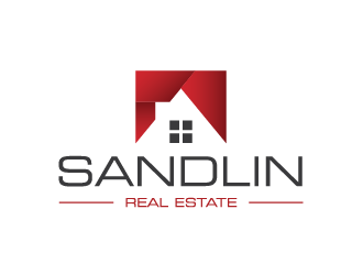 Sandlin Real Estate logo design by spiritz