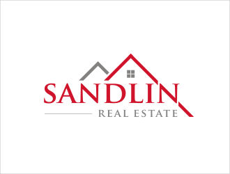 Sandlin Real Estate logo design by catalin