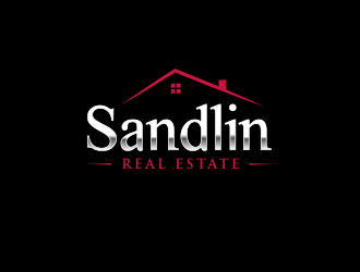 Sandlin Real Estate logo design by BeDesign