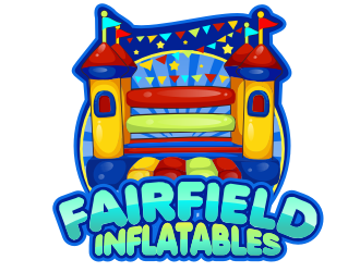 Fairfield inflatables logo design by coco