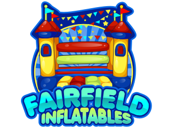 Fairfield inflatables logo design by coco