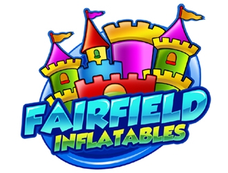 Fairfield inflatables logo design by ingepro