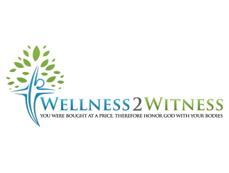 Wellness 2 Witness logo design by Eliben