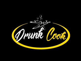 Drunk Cook logo design by samuraiXcreations