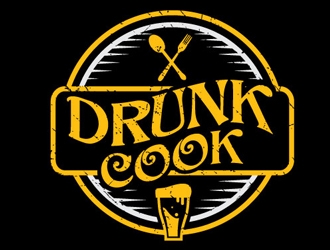 Drunk Cook logo design by shere