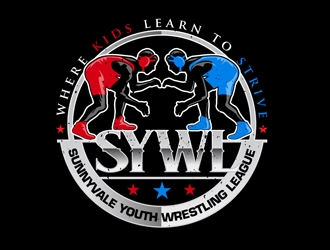 Sunnyvale Youth Wrestling League logo design by DreamLogoDesign